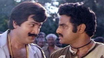 Donga ramudu Full Movie - Part 11- 12 - Mohan Babu Bring All Employees to Beat Balakrishna - Balakrishna, Radha