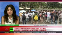 Obama cancels Moscow meeting with Putin over Snowden