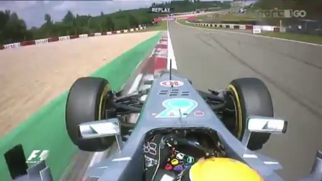 Lewis Hamilton Q3 Pole Position Lap German GP 2013