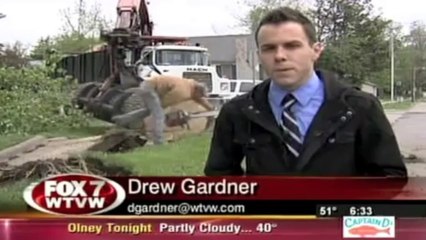 il échappe à la mort découpé par une tronçonneuse