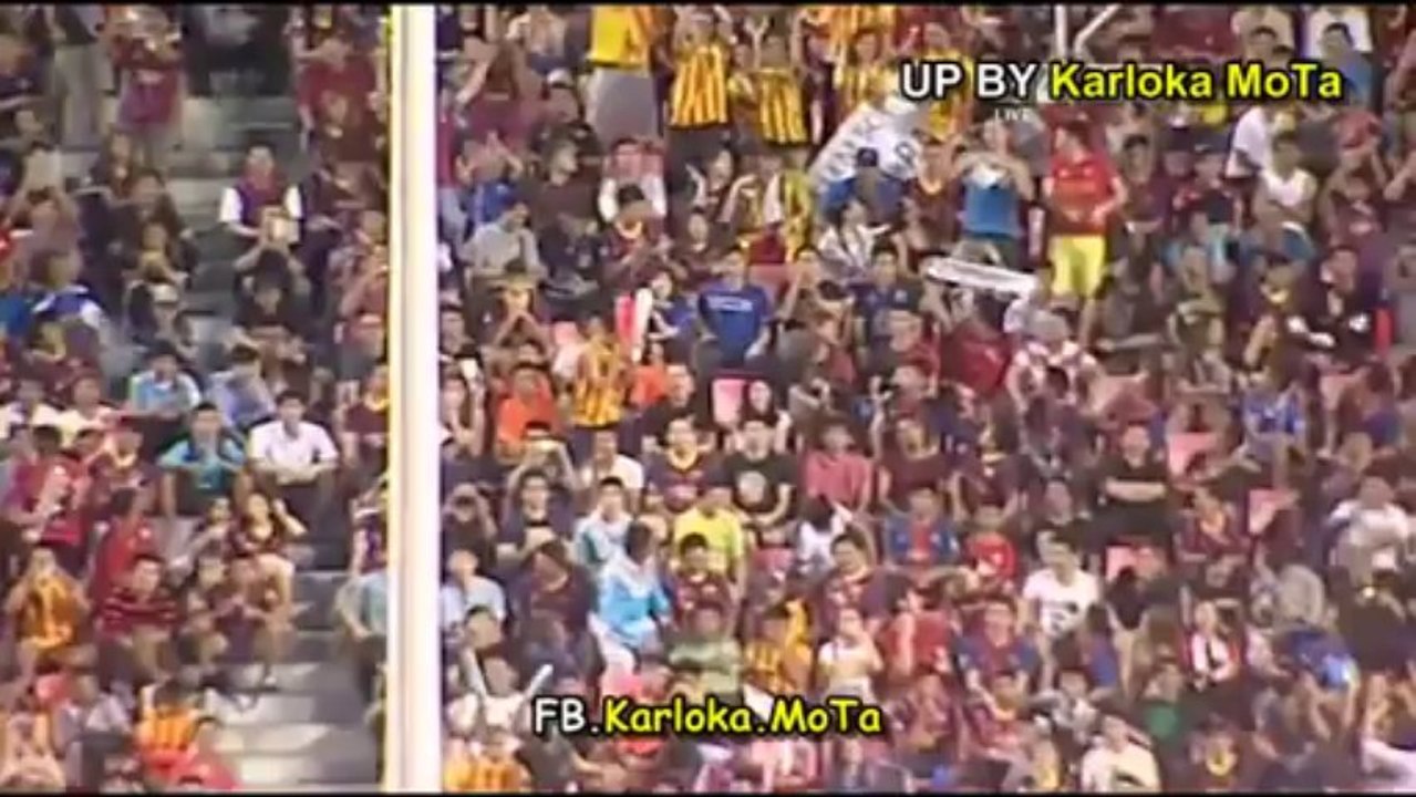 اهداف مباراه برشلونه وتايلاند 7/1
