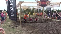 Brutal Clothesline at Tough Mudder Buffalo on the Electroshock Therapy obstacle!