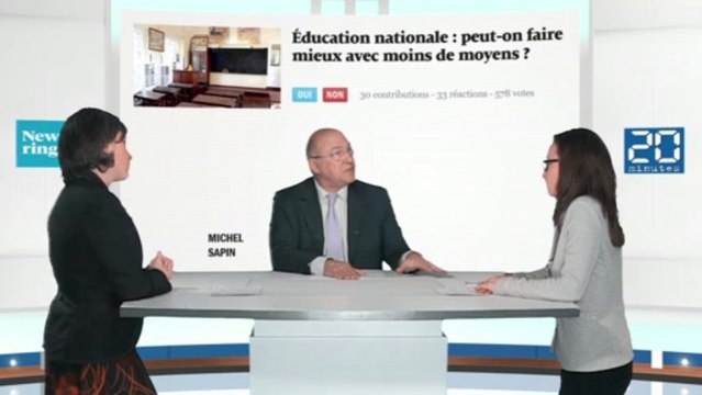 Michel Sapin : «Nous ne donnerons pas un chèque en blanc à l'Education nationale»