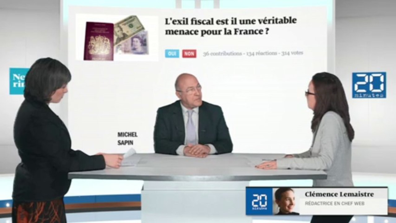 Michel Sapin : «Il faut lutter contre l'exil fiscal»
