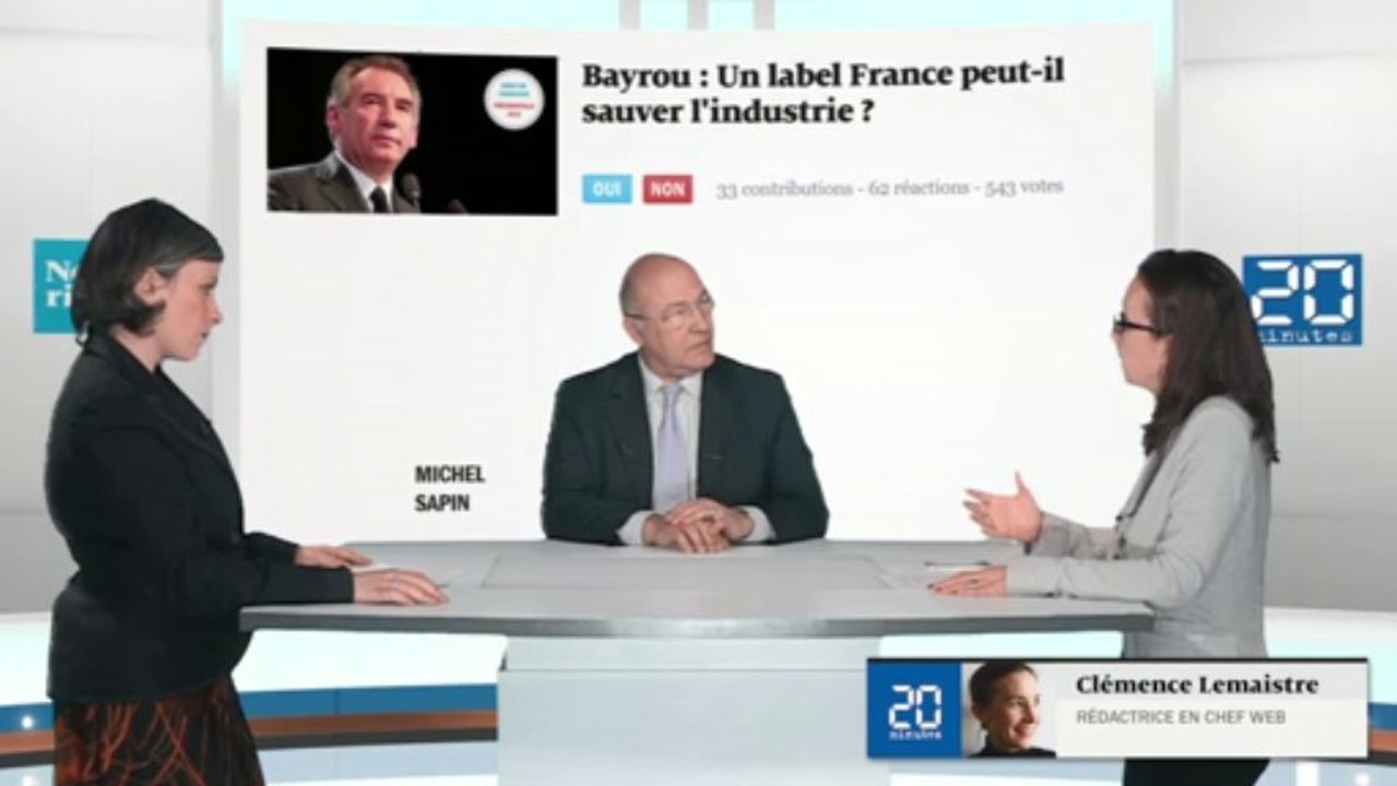 Michel Sapin : «Plus vous êtes une petite entreprise de l'industrie, plus vous payez d'impôts …»