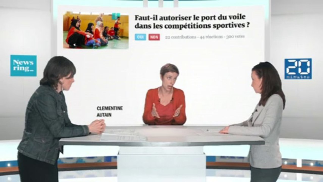 Clémentine Autain : «il y a plus de port du voile» depuis la loi sur la burqa.