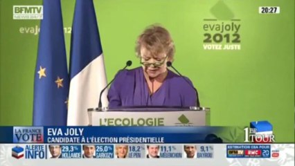 Descargar video: Eva Joly appelle à voter Hollande au second tour