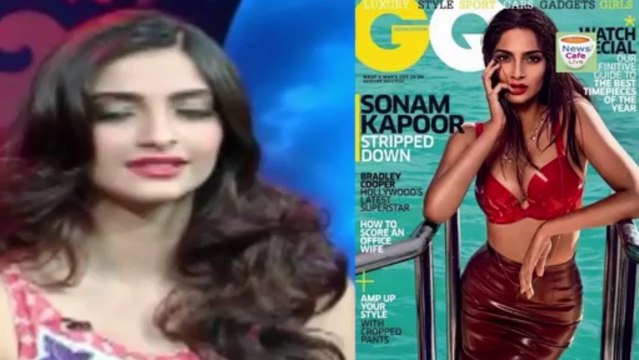 Sonam Kapoor Strips Down To A Bra Hot Cleavage - Latest Bold Photoshoot