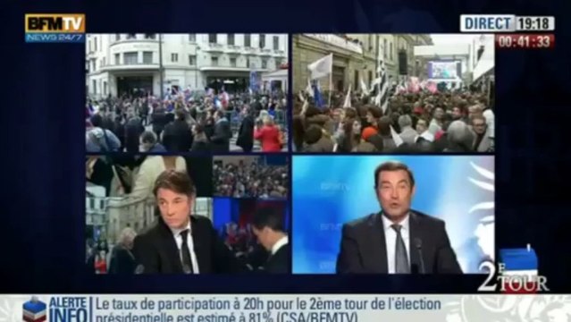 Les responsables politiques s'échangent les résultats sur twitter