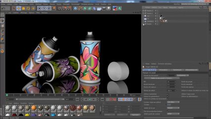 Tuto Cinéma 4D - Bombe de Peinture Réaliste