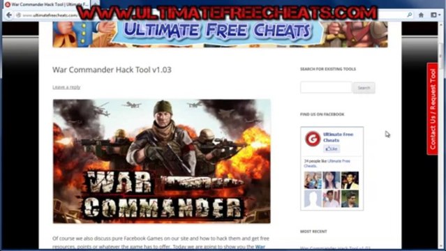 War Commander Hack Tool V1.03 Download - [Metal Hack + Oil Hack]
