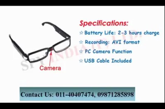 SPY SPECS CAMERA | HIDDEN SPECS CAMERA, 09650321315, spyworld.in