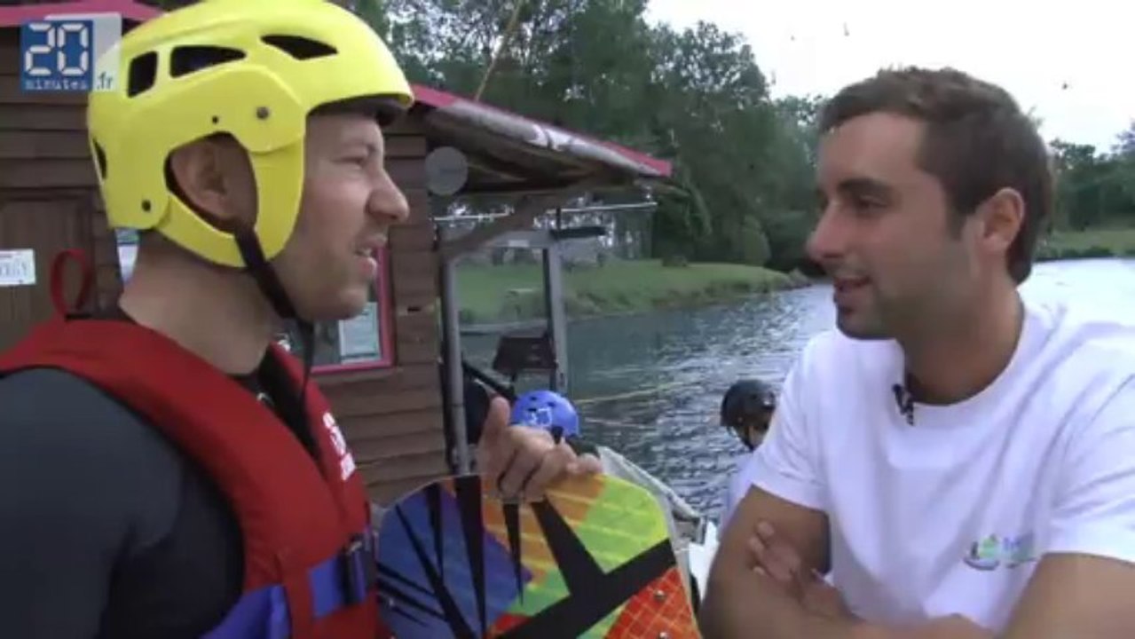 Le téléski nautique - Les vacances à la ville.