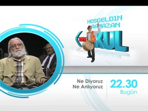Ne Diyoruz Ne Anlıyoruz 16 Ağustos Perşembe 22.30'da TRT Okul'da