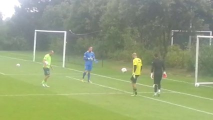 FC Nantes - Echauffement des gardiens - 08/08/13