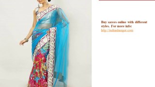 Buy Indian Designer Sarees From Indianhanger.com