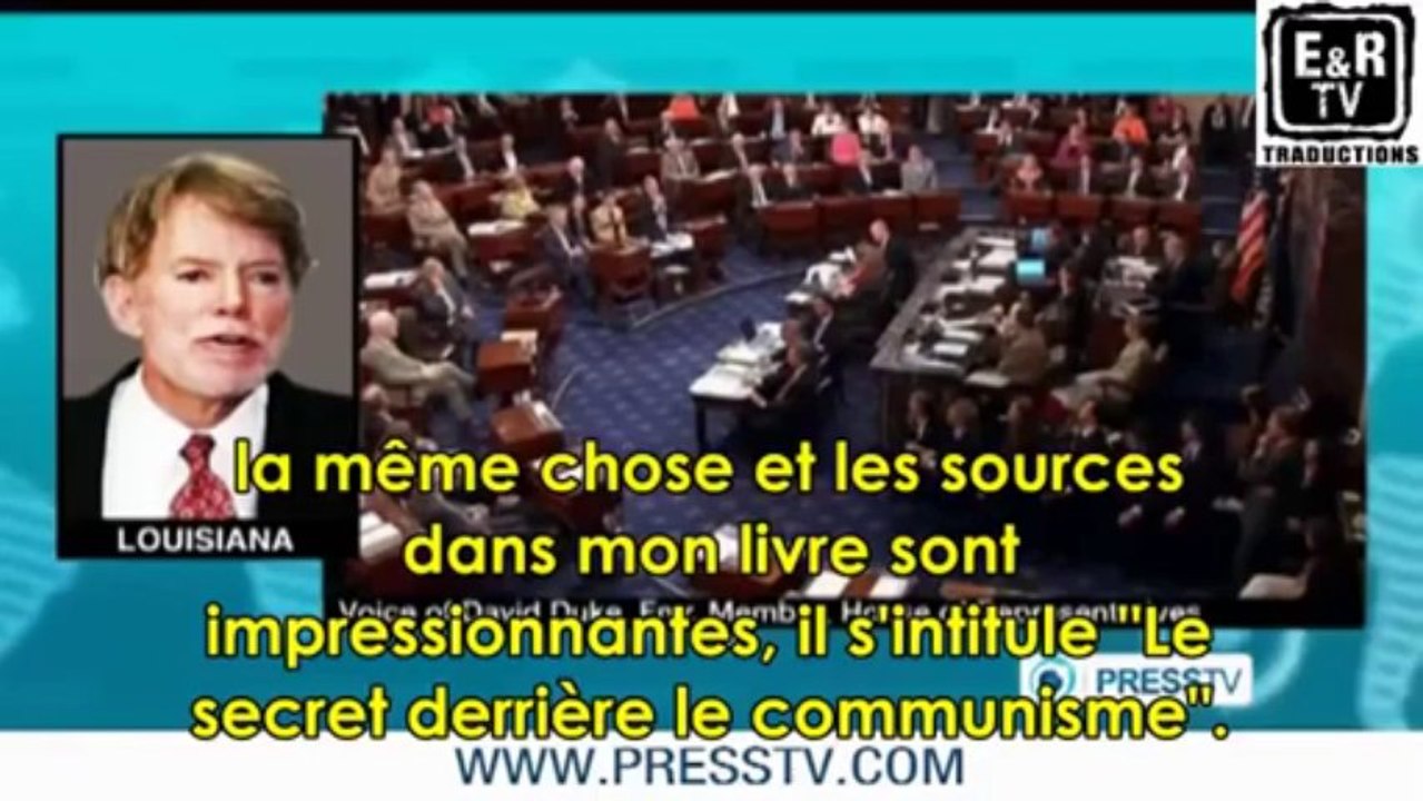 Le Dr David Duke interviewé sur Press TV pour son nouvel ouvrage