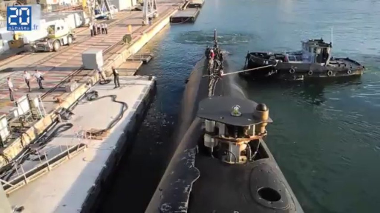 Retour à Toulon du sous-marin nucléaire d'attaque le «Saphir»