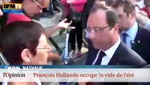 Le 18H : François Hollande occupe le vide de l'été