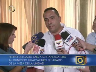 Diputado de AD Pedro Delgado anuncia que se lanzará a la alcaldía de Guaicaipuro