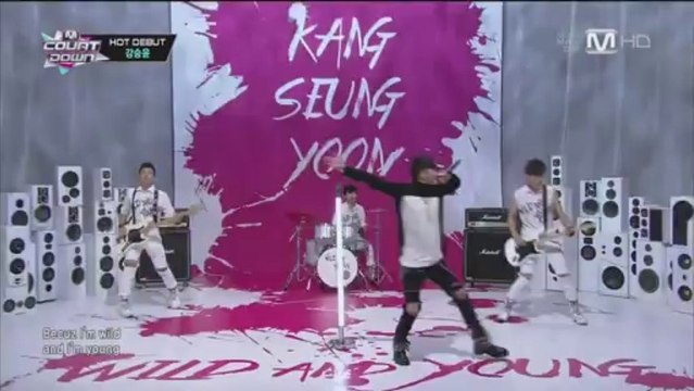 [PERFORMANCE] 130808 KANG SEUNG YOON - Wild and Young at Mnet M Countdown