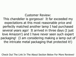 Maxim Lighting 2850OI Elegante 3-Light Chandelier, Oil Rubbed Bronze Finish Review