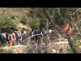The massive procession from Gangotri
