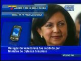 Ministra de la Defensa se reunió con autoridades de Brasil para reforzar seguridad fronteriza