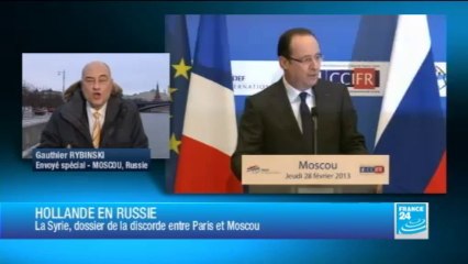 Hollande et Poutine à la recherche d'un réchauffement diplomatique