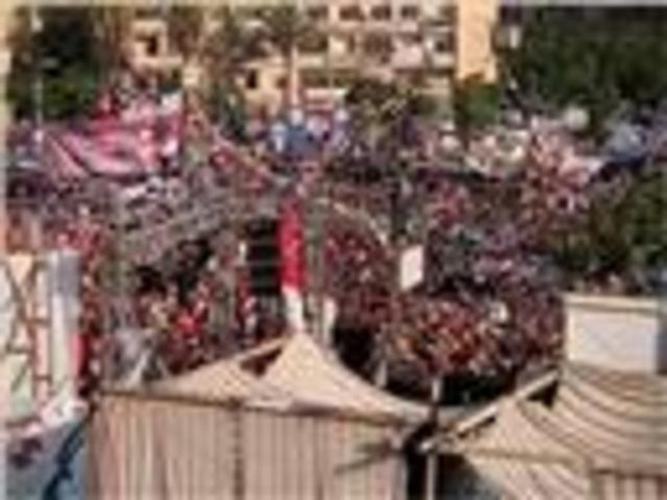 حشود رابعة العدوية بمليونية عيد النصر