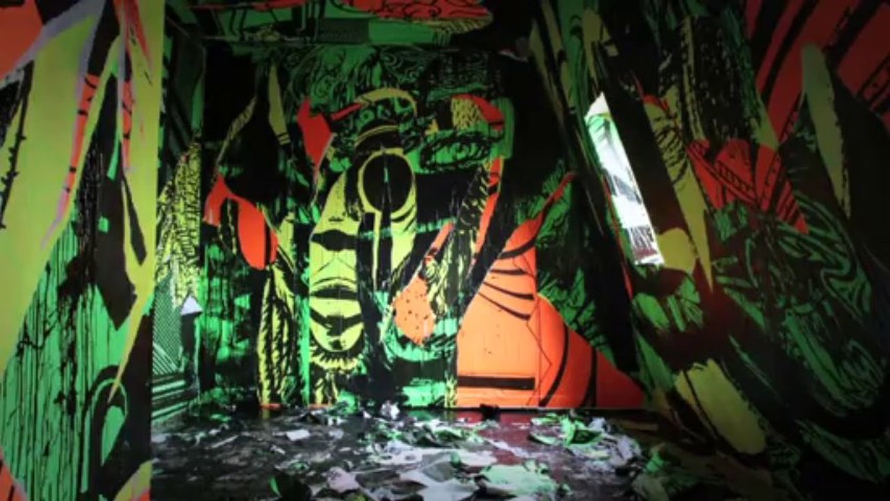 Scratchpaper en timelapse aux Bains Douches