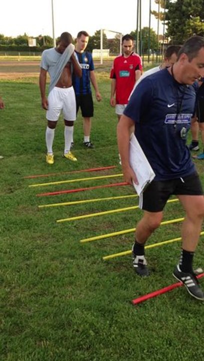 Démonstration du coach...