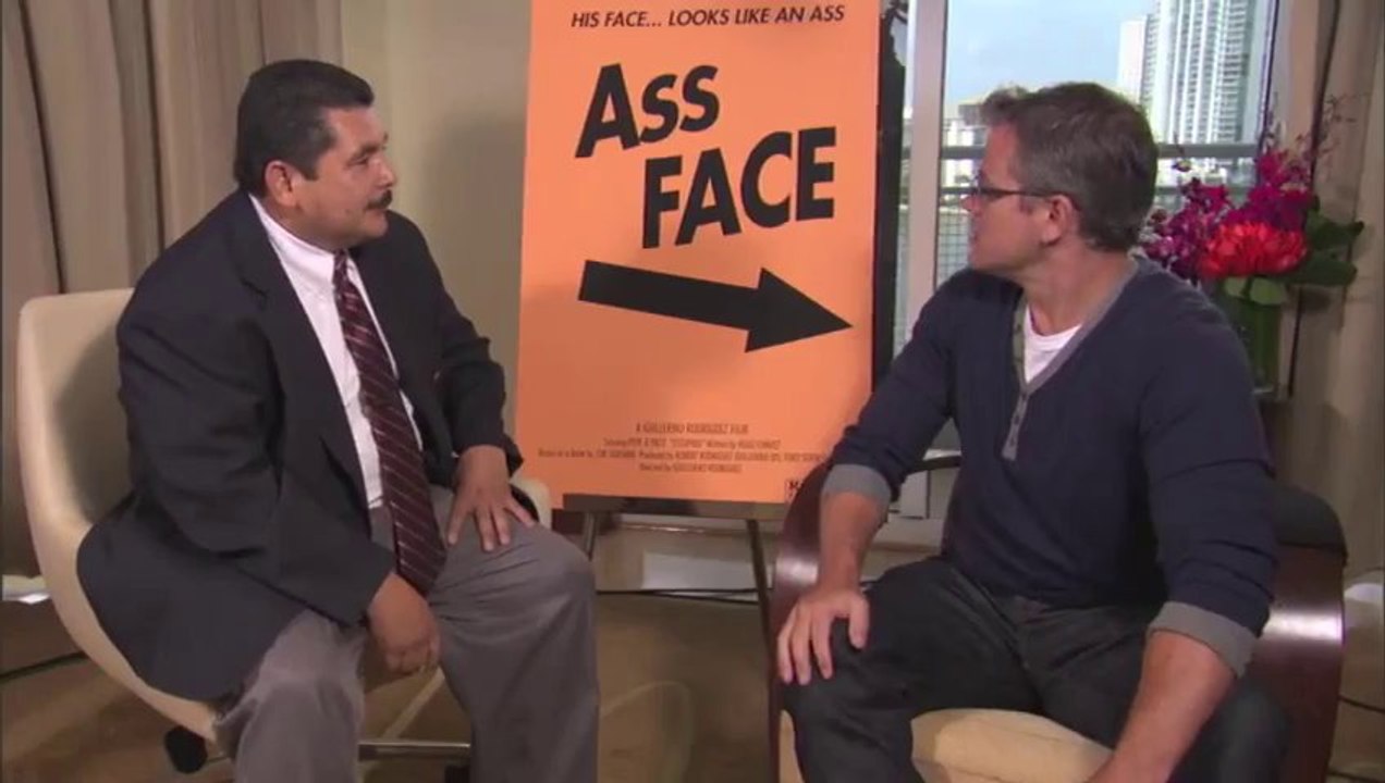 Guillermo from "Jimmy Kimmel Live" Crashes Matt Damon Interview - Awesome!
