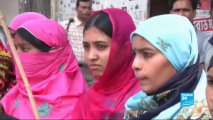Révolte des ouvriers du secteur textile à Dacca