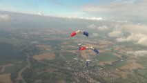 PARACHUTISME - CHAMPIONNATS DE FRANCE VICHY 2013 - VC2 « Armée de L’air 1 Saut1»- 8aout13