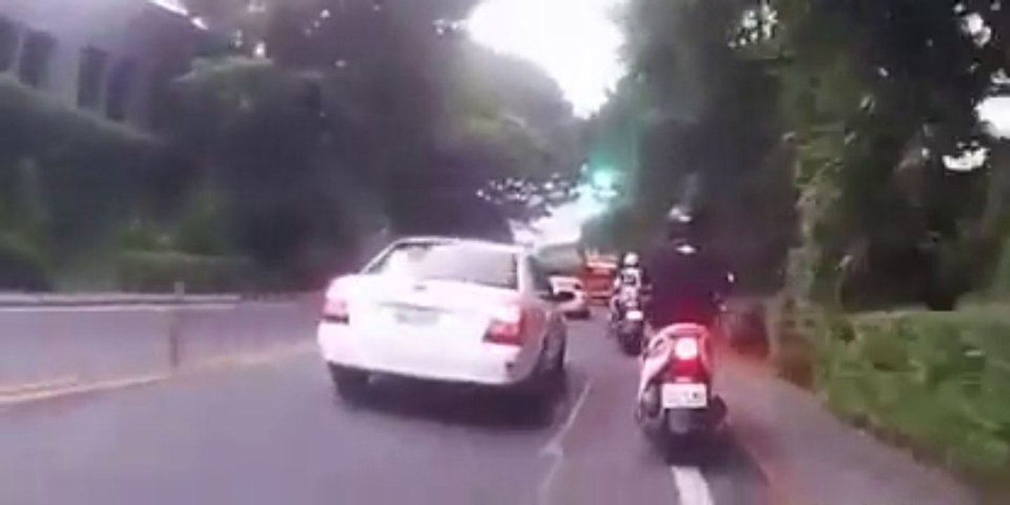 Scooter Accident - 4 scooters OUT!