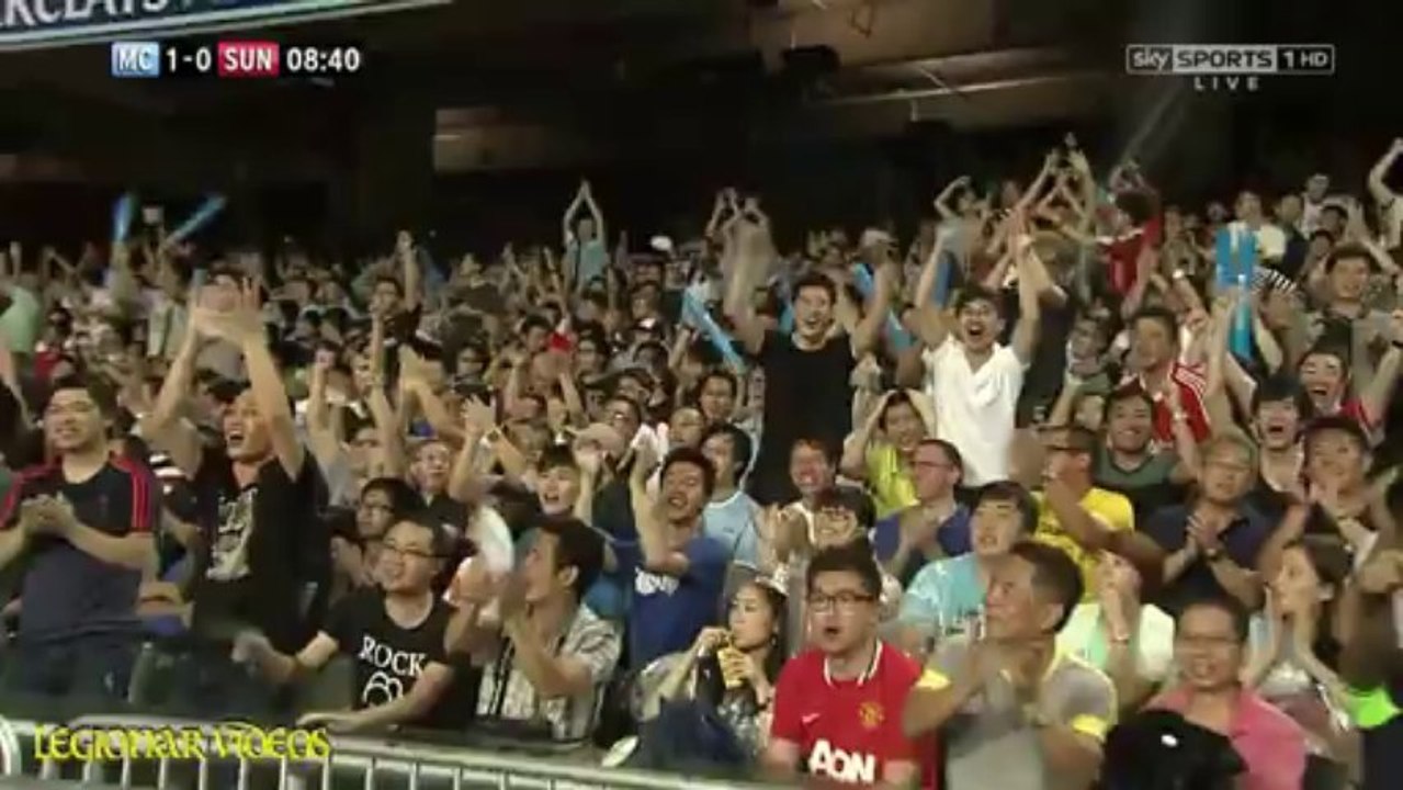Edin Dzeko goal vs Sunderland_27-7-2013_1080p
