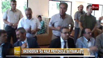 iskenderun'da halk protokolle bayramlaştı 8.gün haber