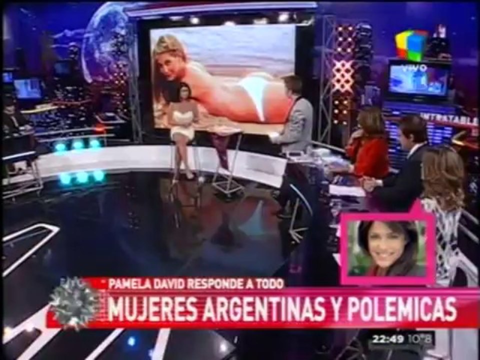Pamela David en un ping pong Intratable