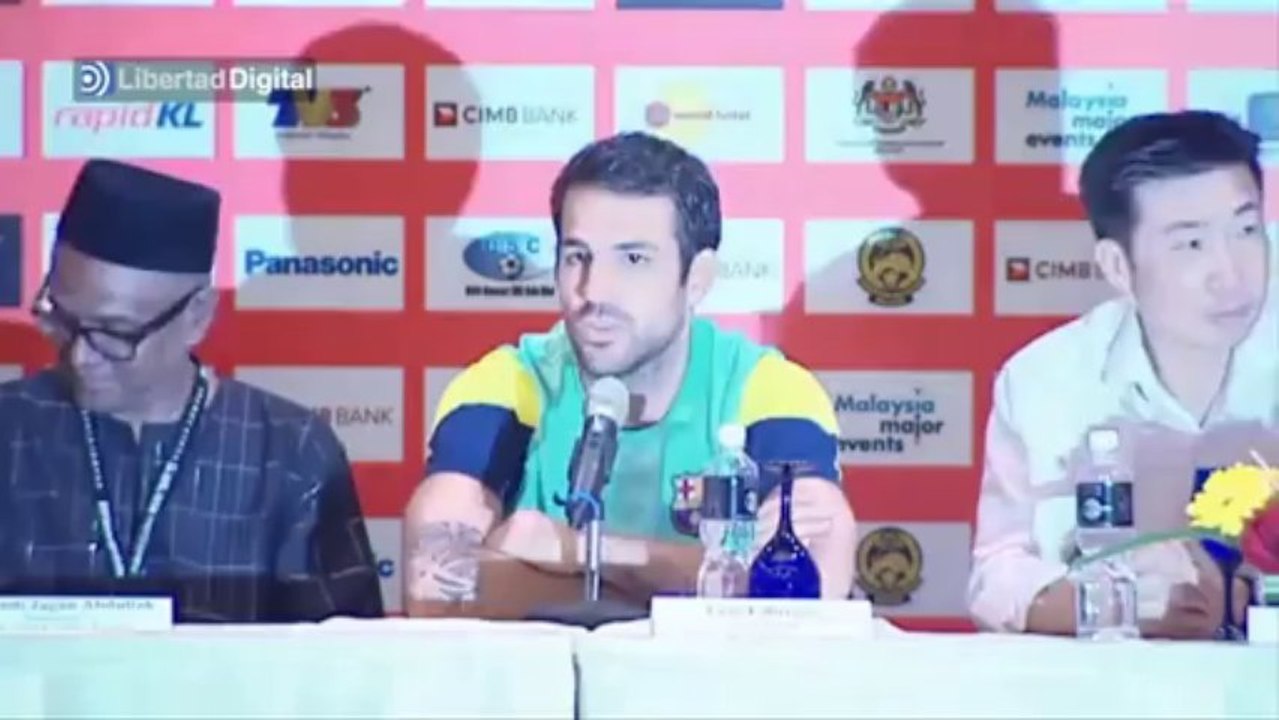 Cesc Fábregas: "Mi sueño es jugar aquí"