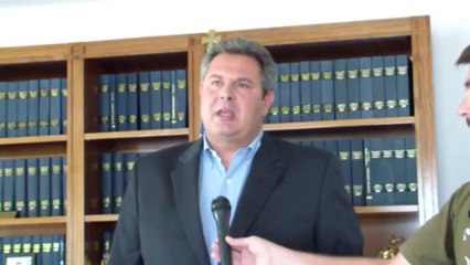 Δήλωση Πάνου Καμμένου για το ταξίδι Σαμαρά στις ΗΠΑ