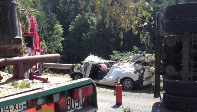 Un mort dans un accident entre un camion et une voiture à Dunières