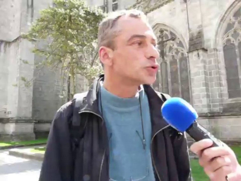 Sortie des papas, cathédrale Saint-Corentin, vendredi 9 août