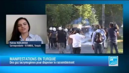 En images : policiers et manifestants s'affrontent au cœur d'Istanbul