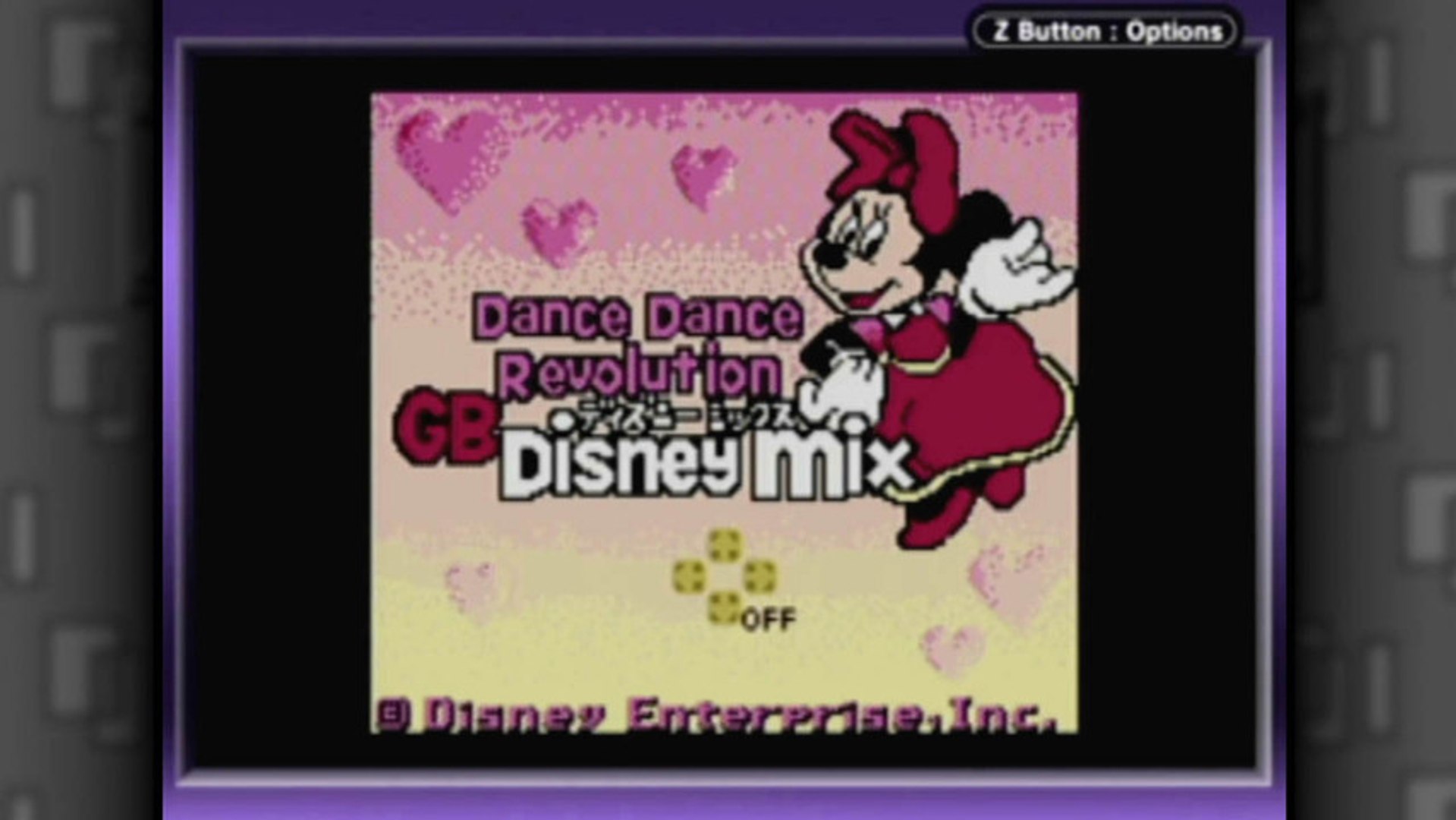CGR Undertow - DANCE DANCE REVOLUTION GB DISNEY MIX review for Game Boy  Color