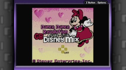 CGR Undertow - DANCE DANCE REVOLUTION GB DISNEY MIX review for Game Boy Color