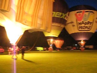 Nocny pokaz balonowy - Szczecinek 06.2013