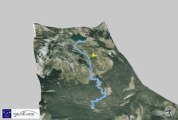 profil 3D randonnée lac d'Estaens - OSSAU