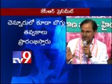 CM Kiran lies, Telangana will not have power deficit - KCR