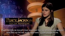 Interview Alexandra Daddario - Percy Jackson : La Mer des Monstres